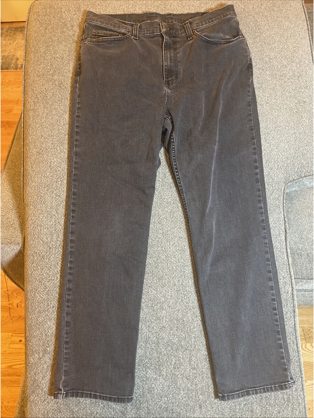 L.L. Bean BeanFlex Jeans Men's 35x29 Standard Fit Black Coolmax Stretch